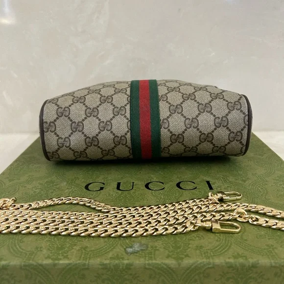 Gucci Beige and Brown Crossbody Bag - Picture 8 of 14